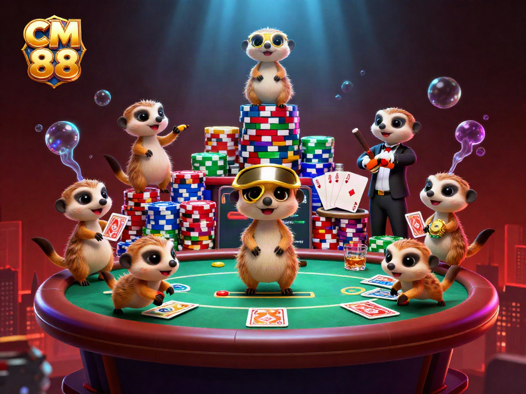 Engage with CM 88 and join an exciting casino operation led by meerkats running poker tables.