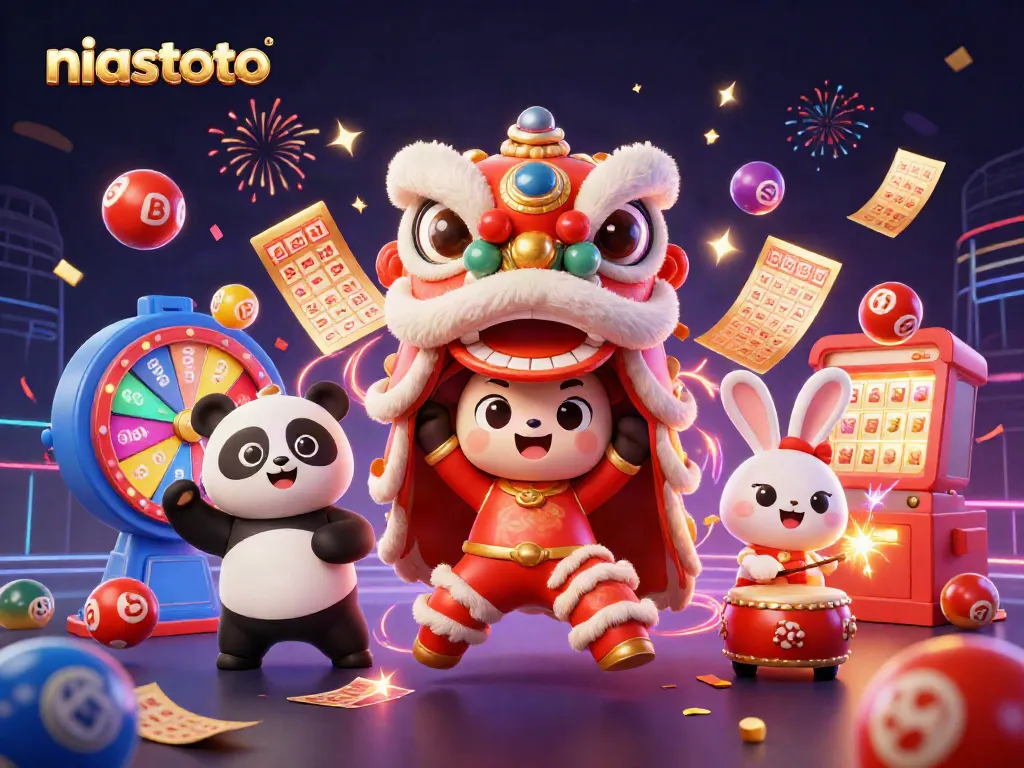 Experience the vibrant niastoto slot demo with festive characters and dynamic gaming elements.