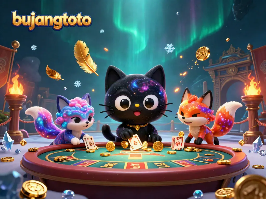 Engage in thrilling gameplay at bujangtoto with a cosmic casino adventure featuring vibrant characters and dynamic elements.