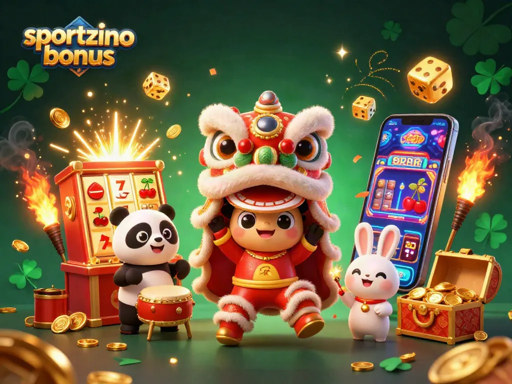 Win free coins with the sportzino bonus in a thriving casino-themed celebration.