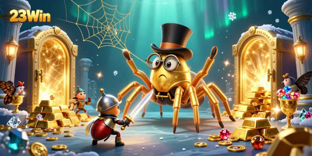 Engage with thrilling 23Win casino adventures featuring treasures and animated heroes.