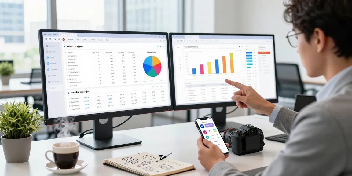 Professional analyzing metrics to purchase app installs for better visibility