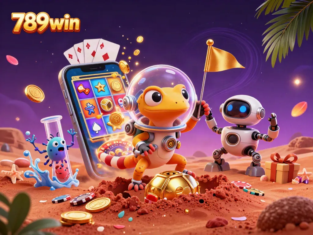 Experience thrilling action at 789win's unique casino scene featuring vibrant slots and colorful gameplay.