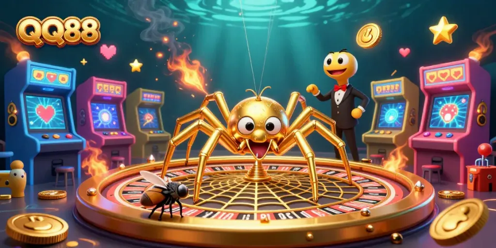 Place bets confidently with QQ88 at a vibrant casino junction showcasing thrilling games.