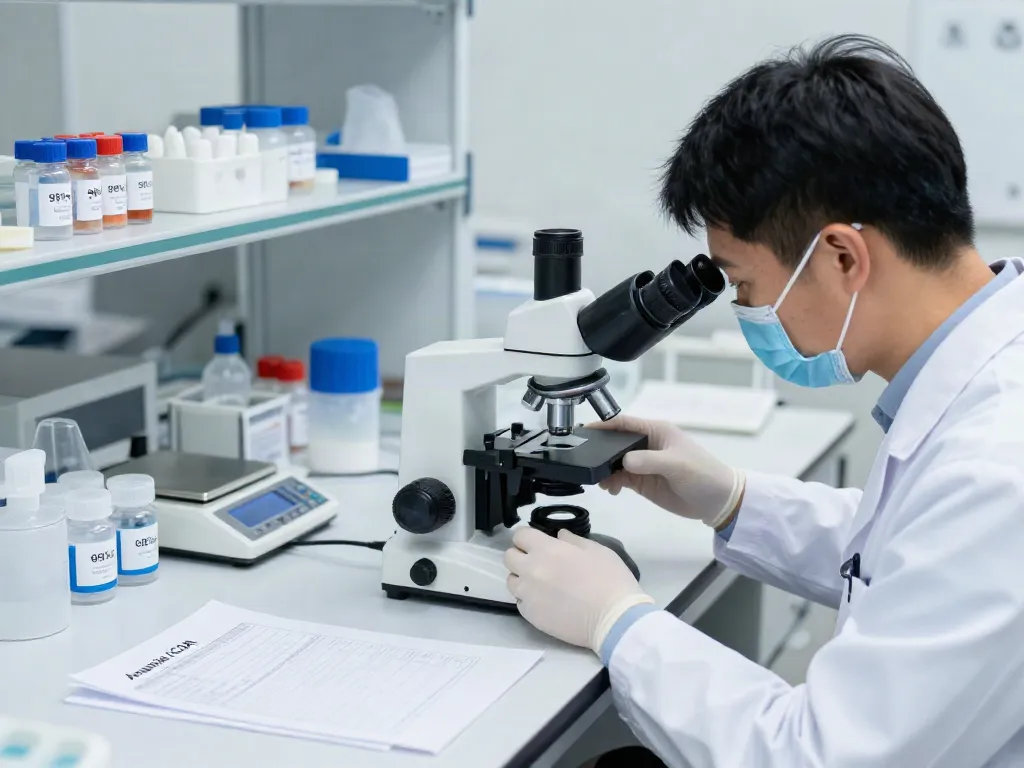 Analyzing 99%+ pure peptides in a modern research lab