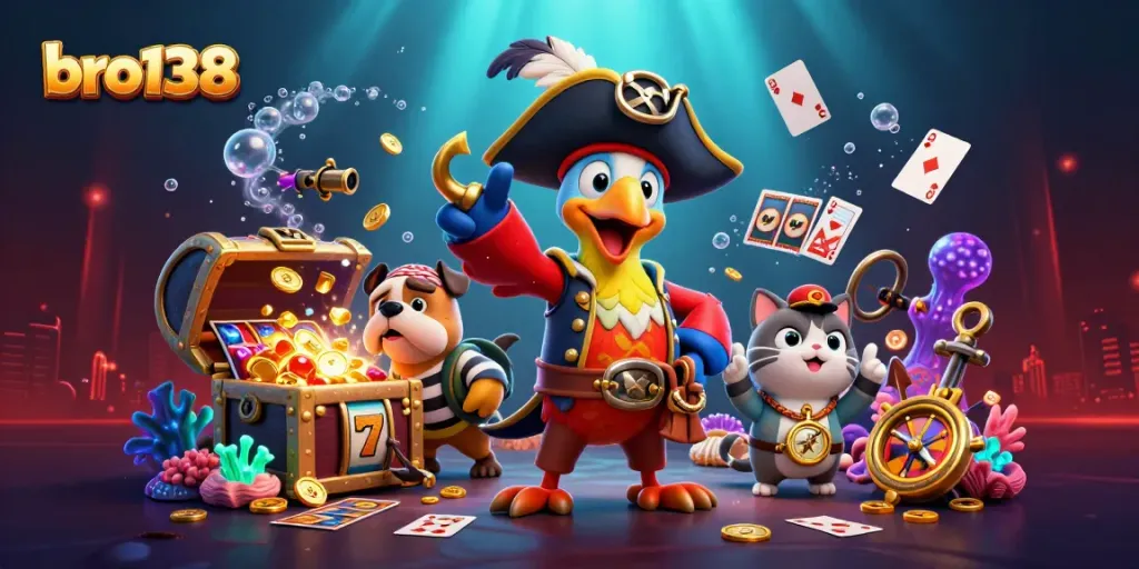 Play slots at bro138, where treasure and excitement combine with vibrant casino elements.