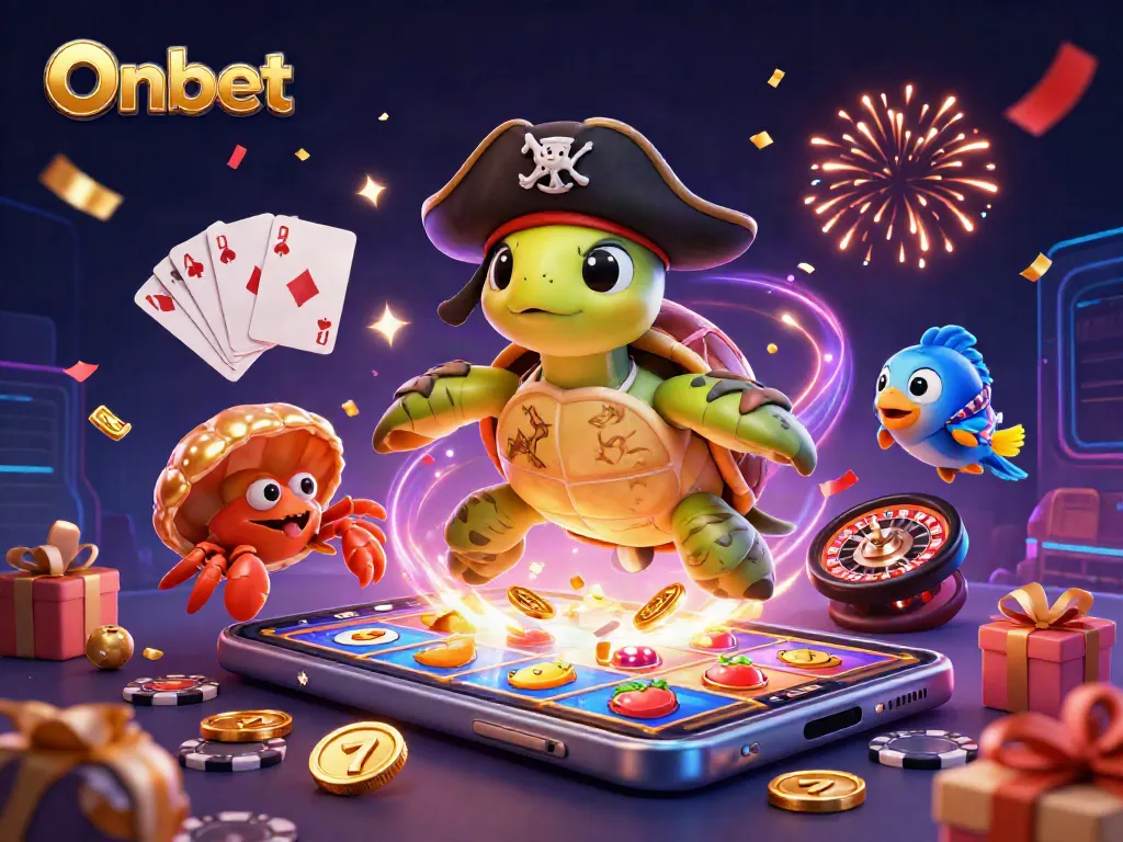 Engage in thrilling gameplay with Onbet featuring colorful slots and exciting characters.